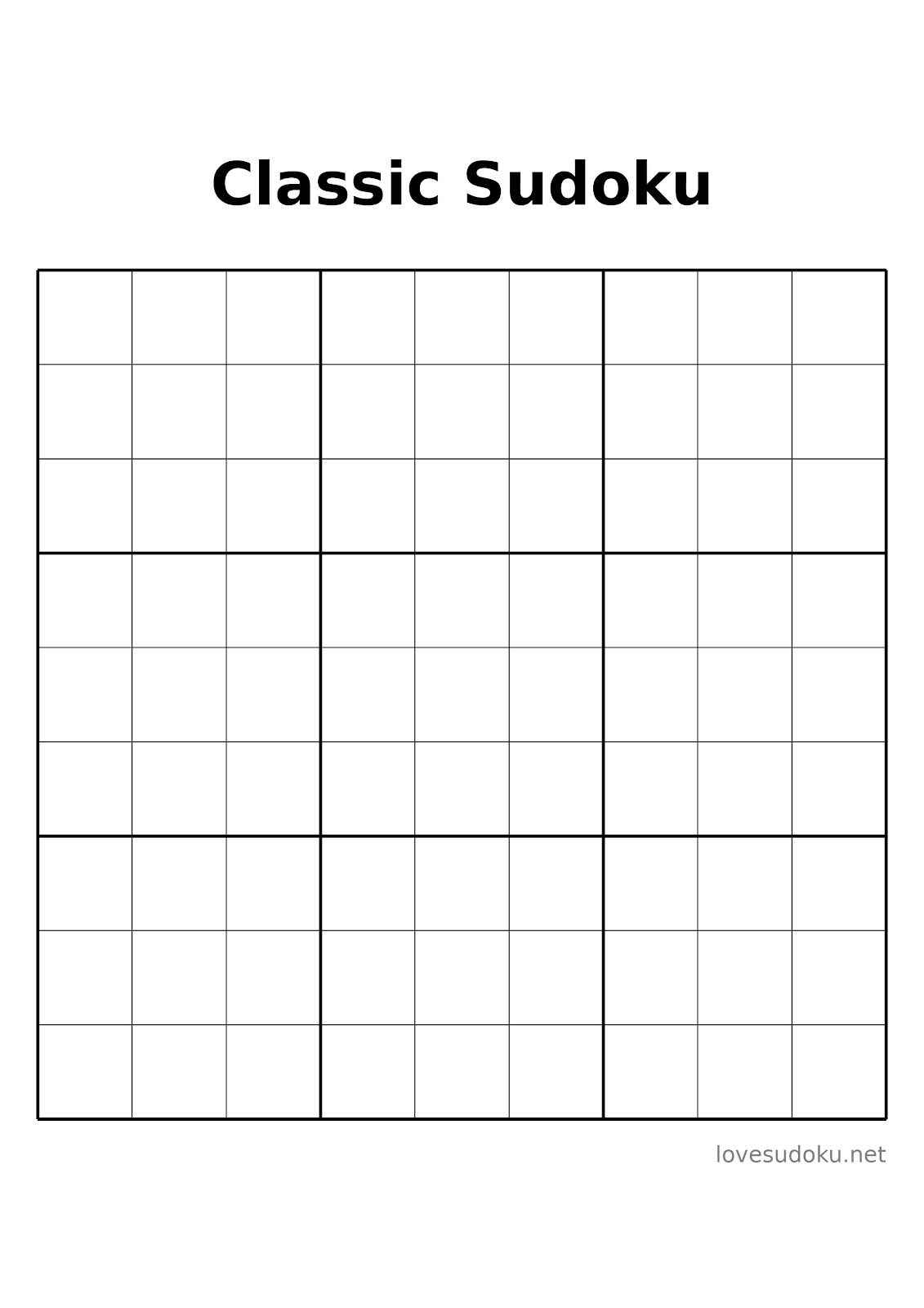 sudoku basics